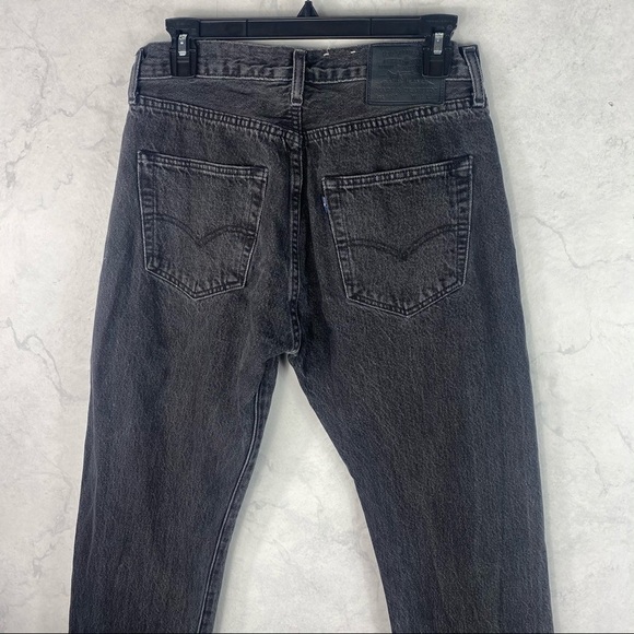 [Levi’s] 501 Black Straight Leg Jeans - Picture 5 of 5